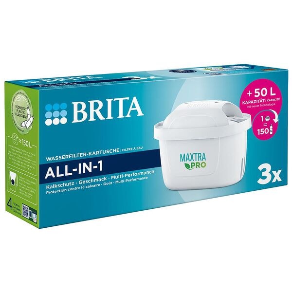 BRITA Wasserfilter-Kartusche »MAXTRA PRO ALL-IN-1« 3er-Pack