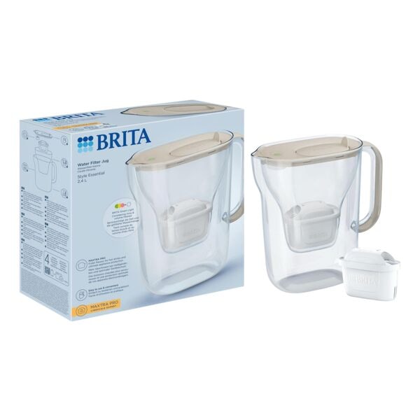 BRITA Wasserfilter-Kanne »Style Essential« sand inkl. Filter