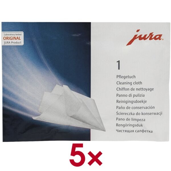 Jura Switzerland Pflegetücher für JURA Kaffeevollautomaten 5 Stück