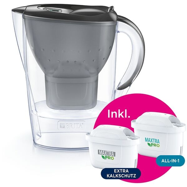 BRITA Wasserfilter-Kanne »Marella« graphit inkl. 2x Filter