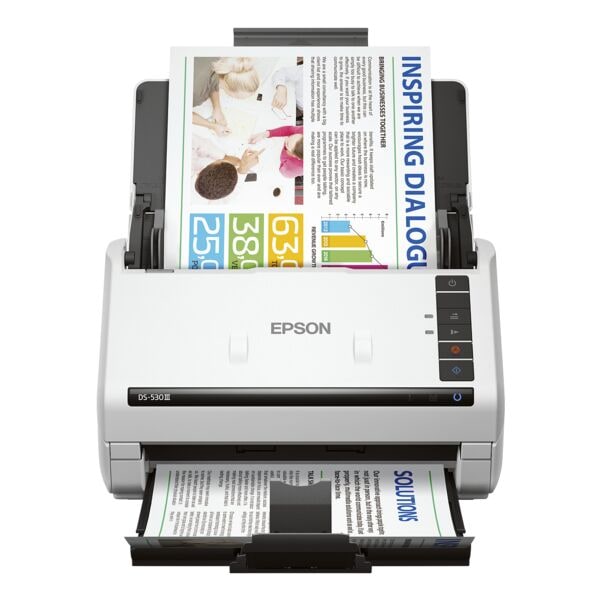 Epson Scanner »WorkForce DS-530III« weiß, 29.6x17.6 cm