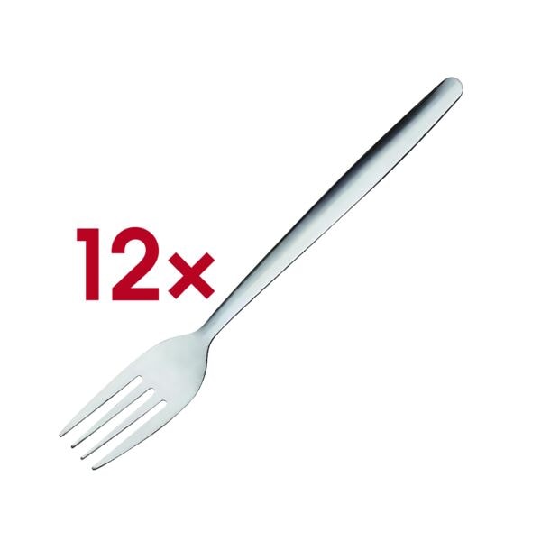Top Table Menügabel 18/0 »Minora« 12 Stück silber - Edelstahl