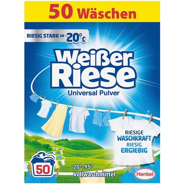 Weißer Riese Pulverwaschmittel »Universal« 50 WL