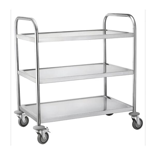 Luxor Servierwagen mit 3 Etagen 150 kg Tragkraft, 94x52.5 cm