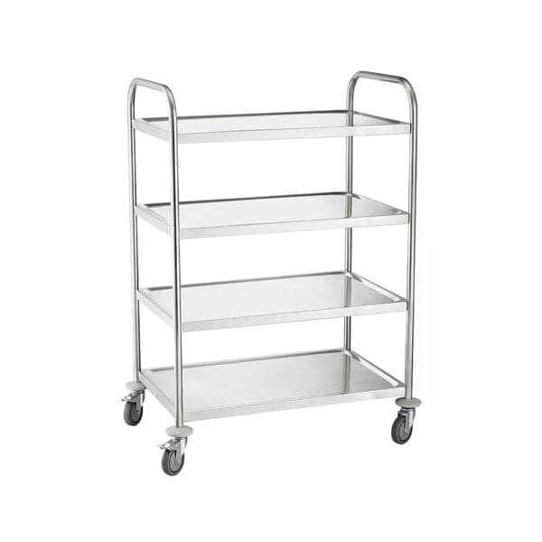 Luxor Servierwagen mit 4 Etagen 200 kg Tragkraft, 125x52.5 cm