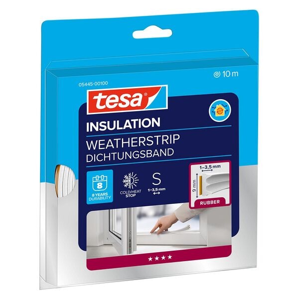 tesa Fenster-Dichtungsband »tesamoll E-Profil« 9.0 mm/10.0 m weiß