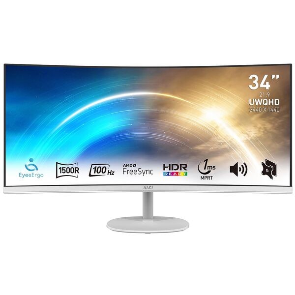 Msi Curved-Monitor »PRO MP341CQWDE« 86,36 cm / 34 ''