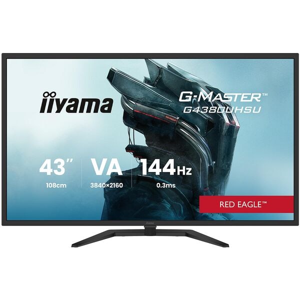 Iiyama Gaming Monitor »G-MASTER G4380UHSU-B2« 108 cm / 42,5 '' schwarz