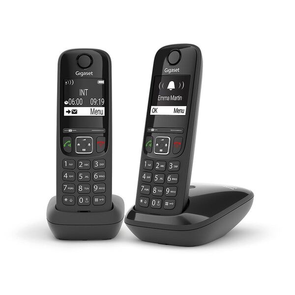 Gigaset Schnurloses Telefon »AS690 Duo« schwarz