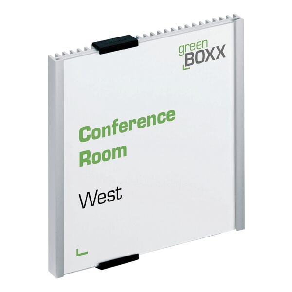 Durable Türschild »Info Sign 480223« silber, 14.9x14.9 cm