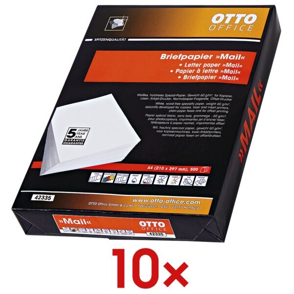 OTTO Office Premium 10 Pack Briefpapier »MAIL« weiß