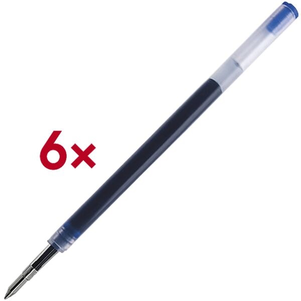 OTTO Office 6 Gelroller-Kunststoffminen 0,6 mm blau