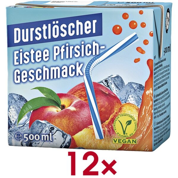 Durstlöscher Eistee »Pfirsich« 12 Stück