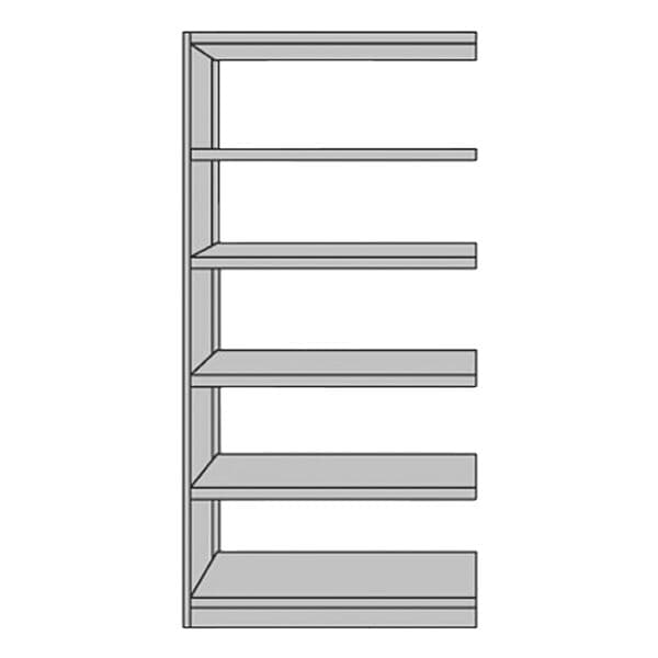 Kerkmann Regalfeld »Office 6 OH« ohne Rückwand (960x400 mm), 96x190x40 cm