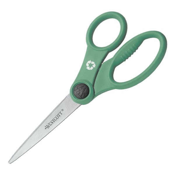 Westcott Schere »Kleen Earth« 18 cm mit Recycling-Kunststoff-Griffen grün