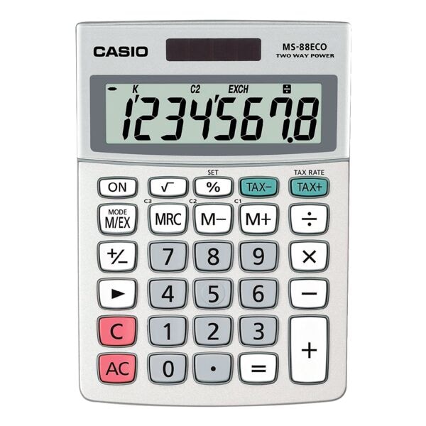 CASIO Tischrechner »MS-88eco«, 10.3x3.1x14.5 cm