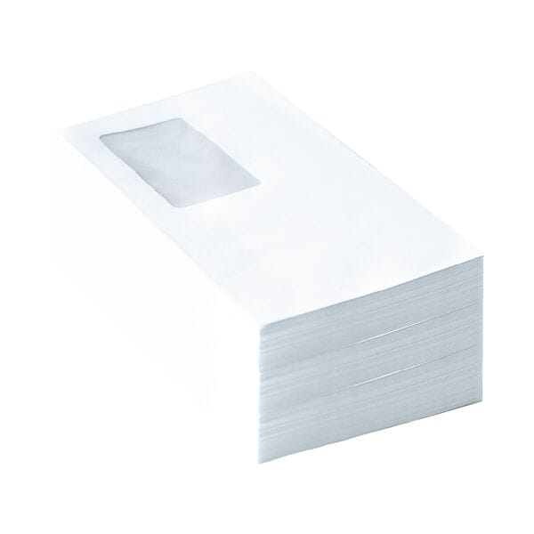 Briefumschläge »Miniboxen« DL Max mit Fenster und Haftklebung - 700 Stück