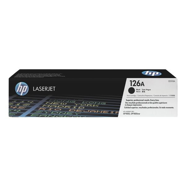 HP Toner »HP CE310A« 126A schwarz