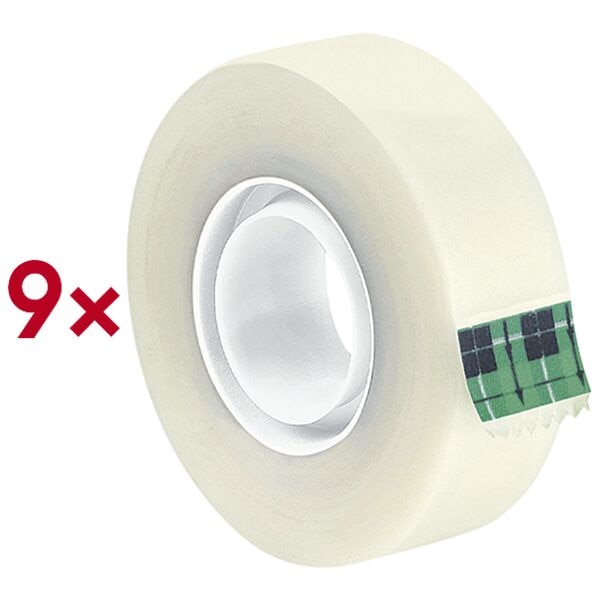Scotch Klebeband »Magic Tape 900« transparent, 19 mm/33 m (B/L), 9 Rollen transparent, 1.9 cm - Celluloseacetat