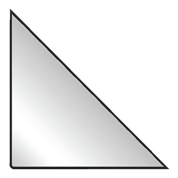 100 Selbstklebende Dreieckstaschen 32x32 mm