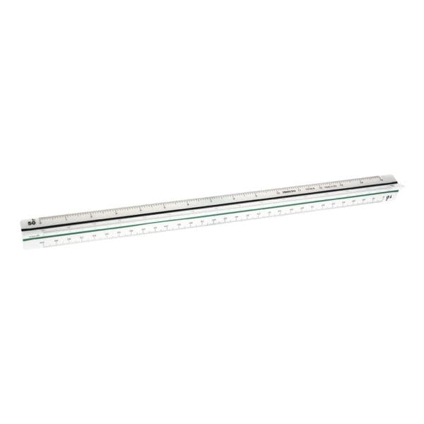Aristo Dreikantmaßstab Maschinenbau Kunststoff 30cm Weiß